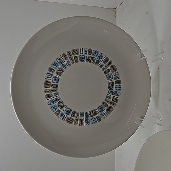 Canonsburg Pottery Temporama Dinner Plates EXCELLENT CONDITION - Picture 2 of 5